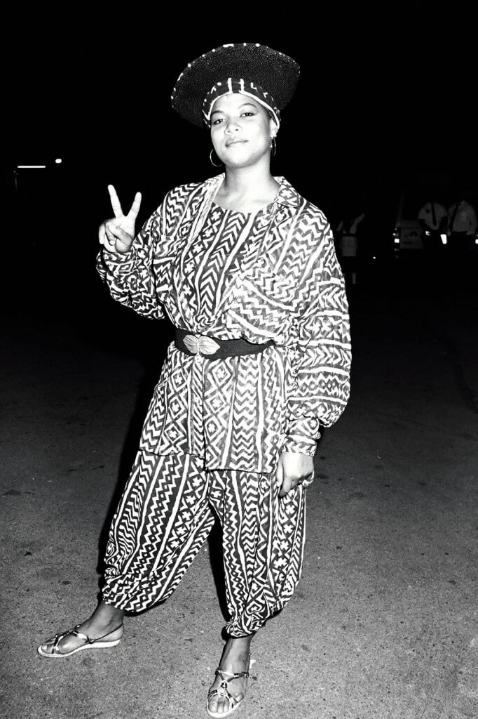 Queen Latifah during 1989 MTV Video Music Awards in Los Angeles, California, United States. (Photo by Jeff Kravitz/FilmMagic, Inc)