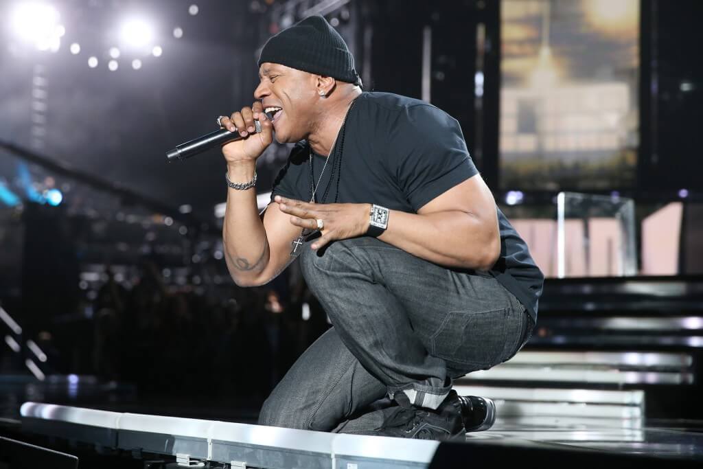 LOS ANGELES, CA - FEBRUARY 10:  Rapper LL Cool J performs onstage during the 55th Annual GRAMMY Awards at STAPLES Center on February 10, 2013 in Los Angeles, California.  (Photo by Christopher Polk/Getty Images for NARAS)