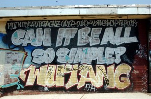 wu tang clan can it be all so simple grafitti