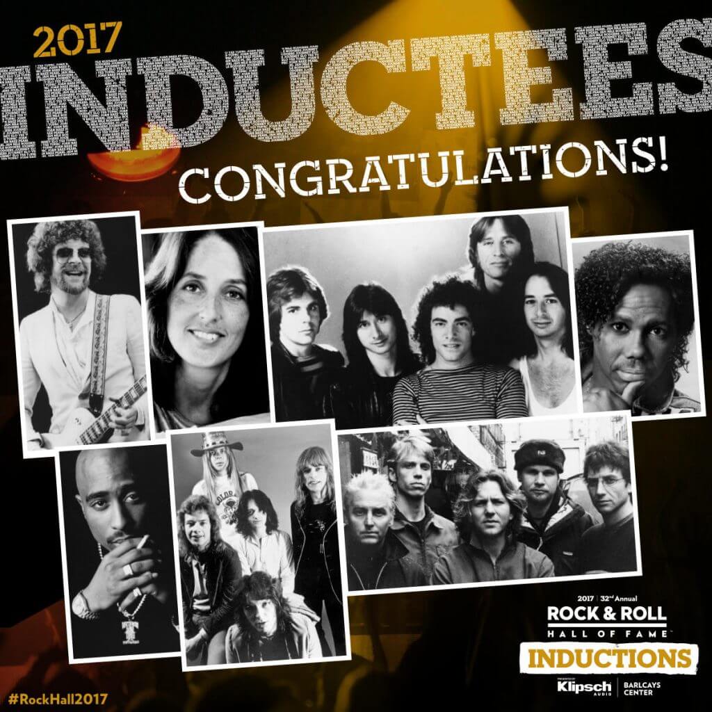 rock and roll hall of fame inductees 2017