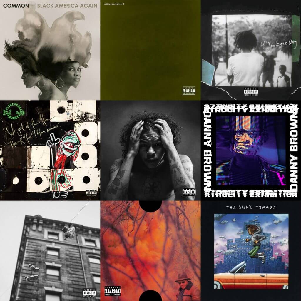 best hip hop albums 2016