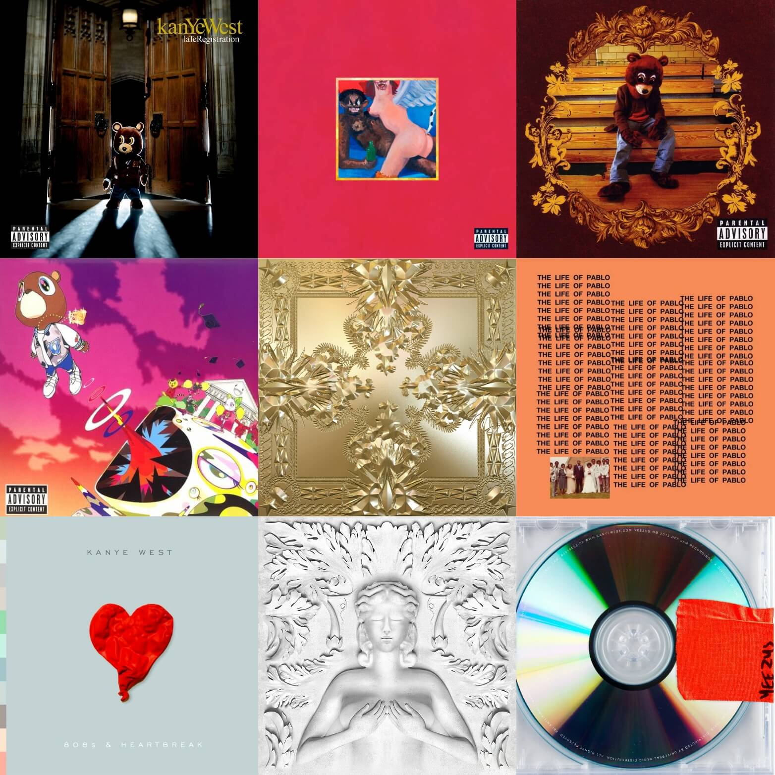 Ranking Kanye West's Albums - Hip Hop Golden Age Hip Hop Golden Age