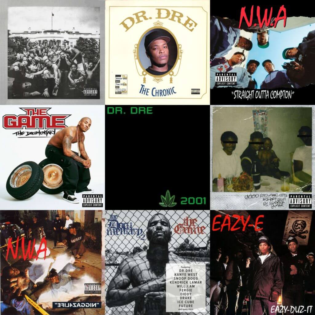 best hip hop albums compton