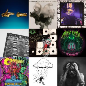 top 40 hip hop albums 2016