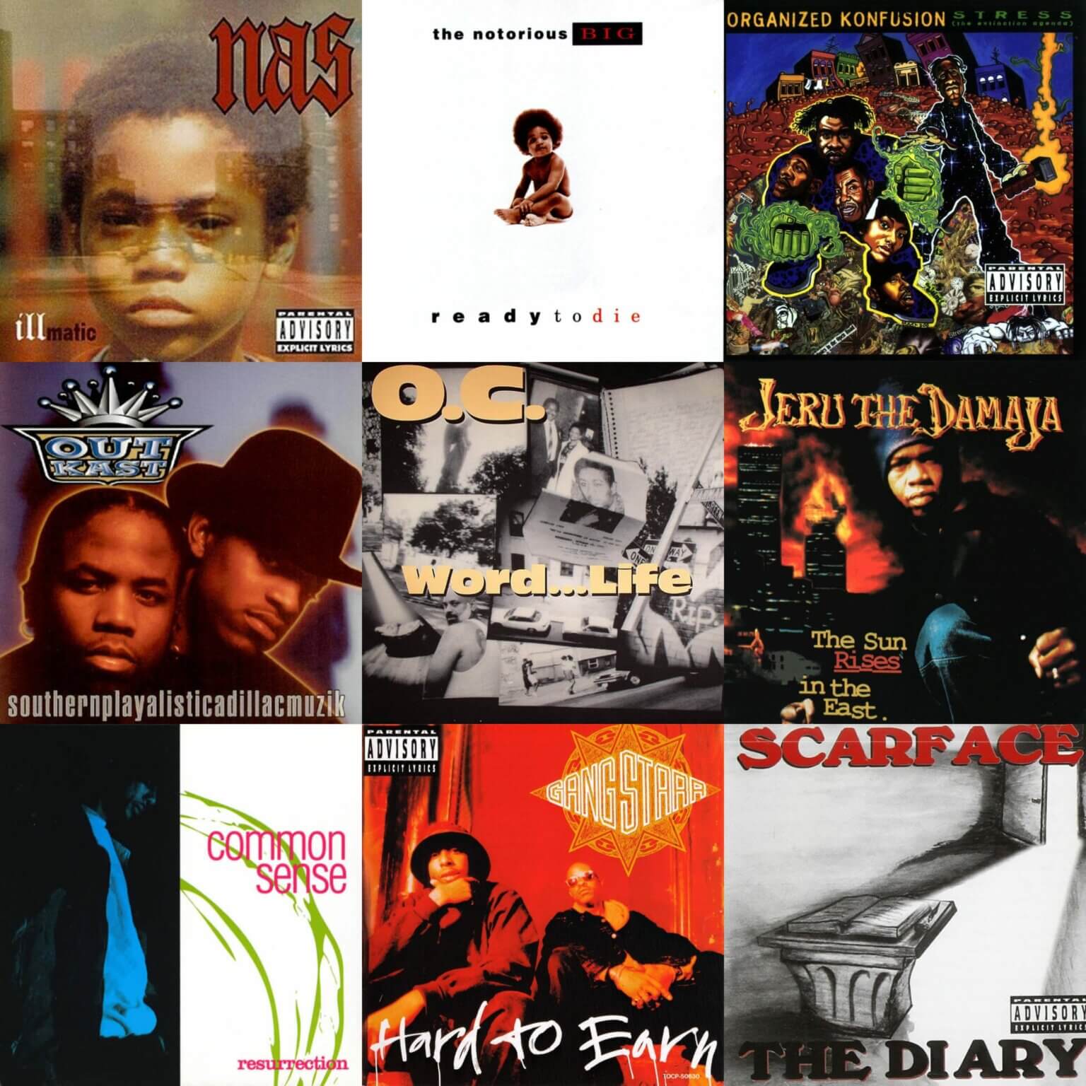 Top 40 Hip Hop Albums 1994 Hip Hop Golden Age