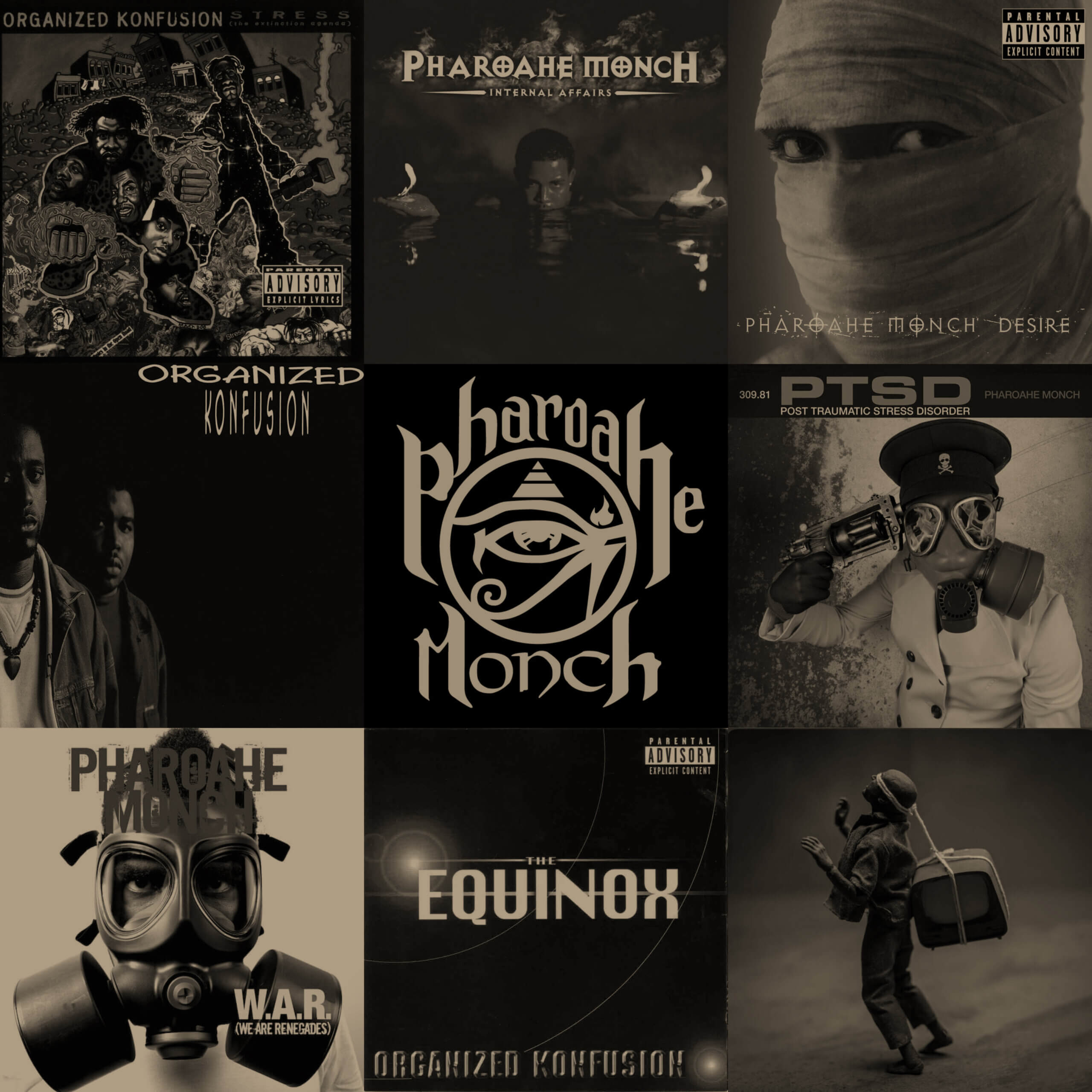 Hip-Hop Nostalgia: Pharoahe Monch Internal Affairs (Press Kit + Review,  1999)