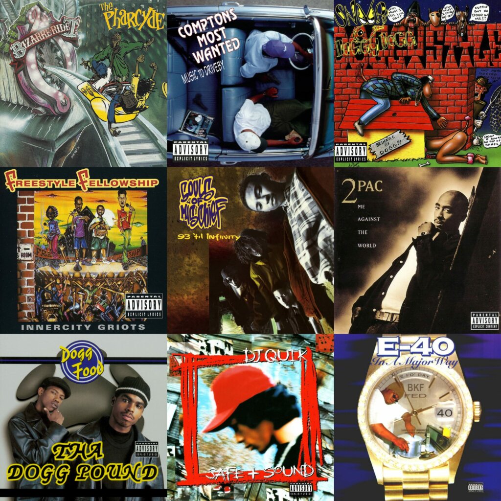 100 Essential West Coast Hip Hop Albums - Hip Hop Golden Age