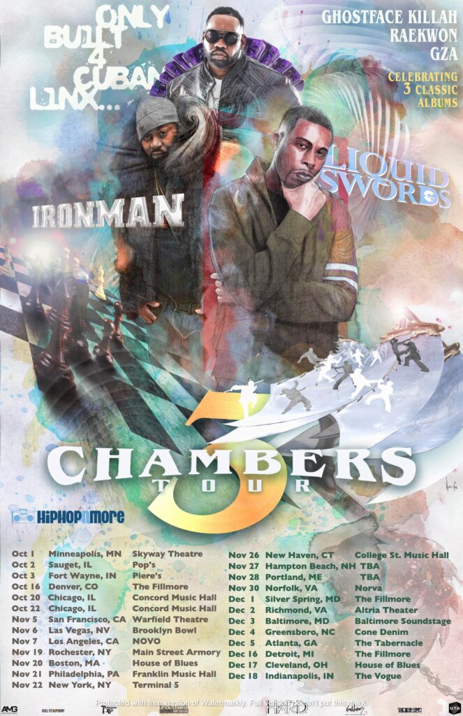 Wu-Tang Clan Members GZA, Raekwon & Ghostface Killah Announce Dates For "3 Chambers Tour" 