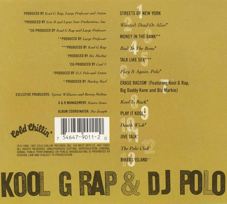 Kool G Rap & DJ Polo - Wanted Dead Or Alive (1990) | Review - Hip