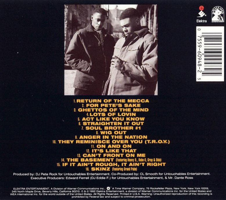 Pete Rock & CL Smooth - Mecca And The Soul Brother (1992) | Review Pete Rock & CL Smooth - Mecca And The Soul Brother (1992) | Review