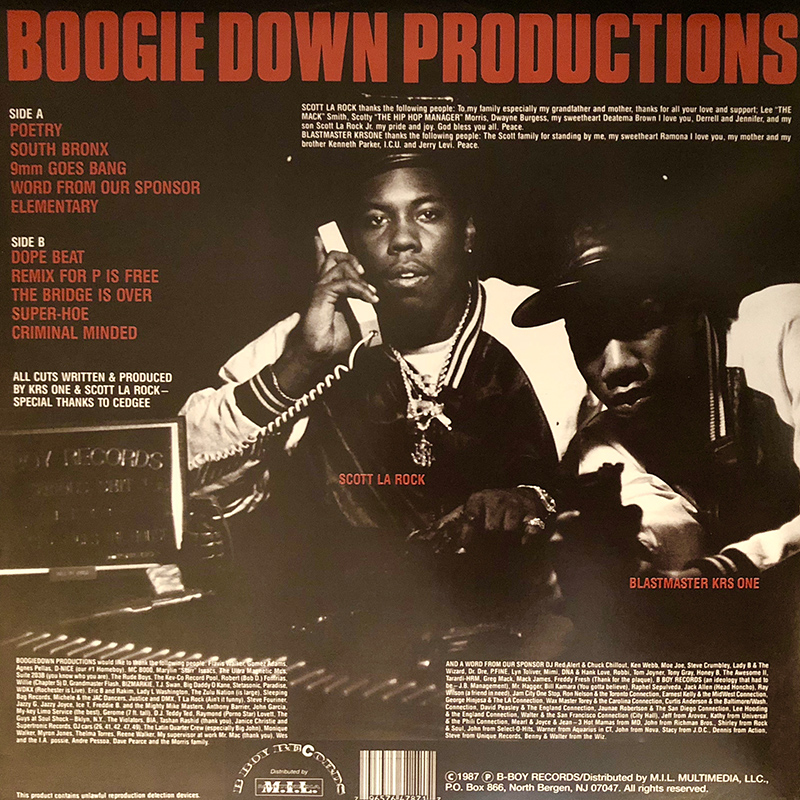 Boogie Down Productions - Criminal Minded (1987)  | Review